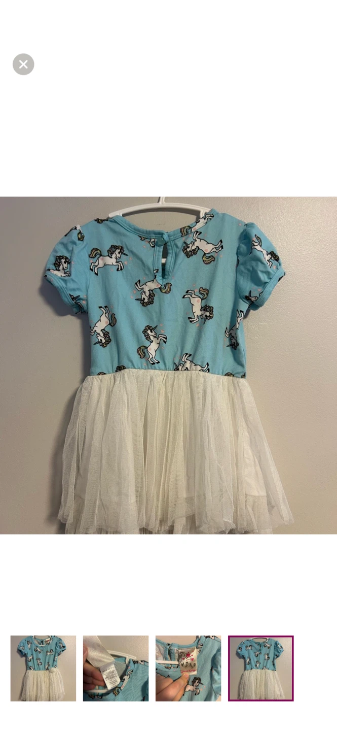Jenna & Jessie Unicorn Tulle Dress - photo 4