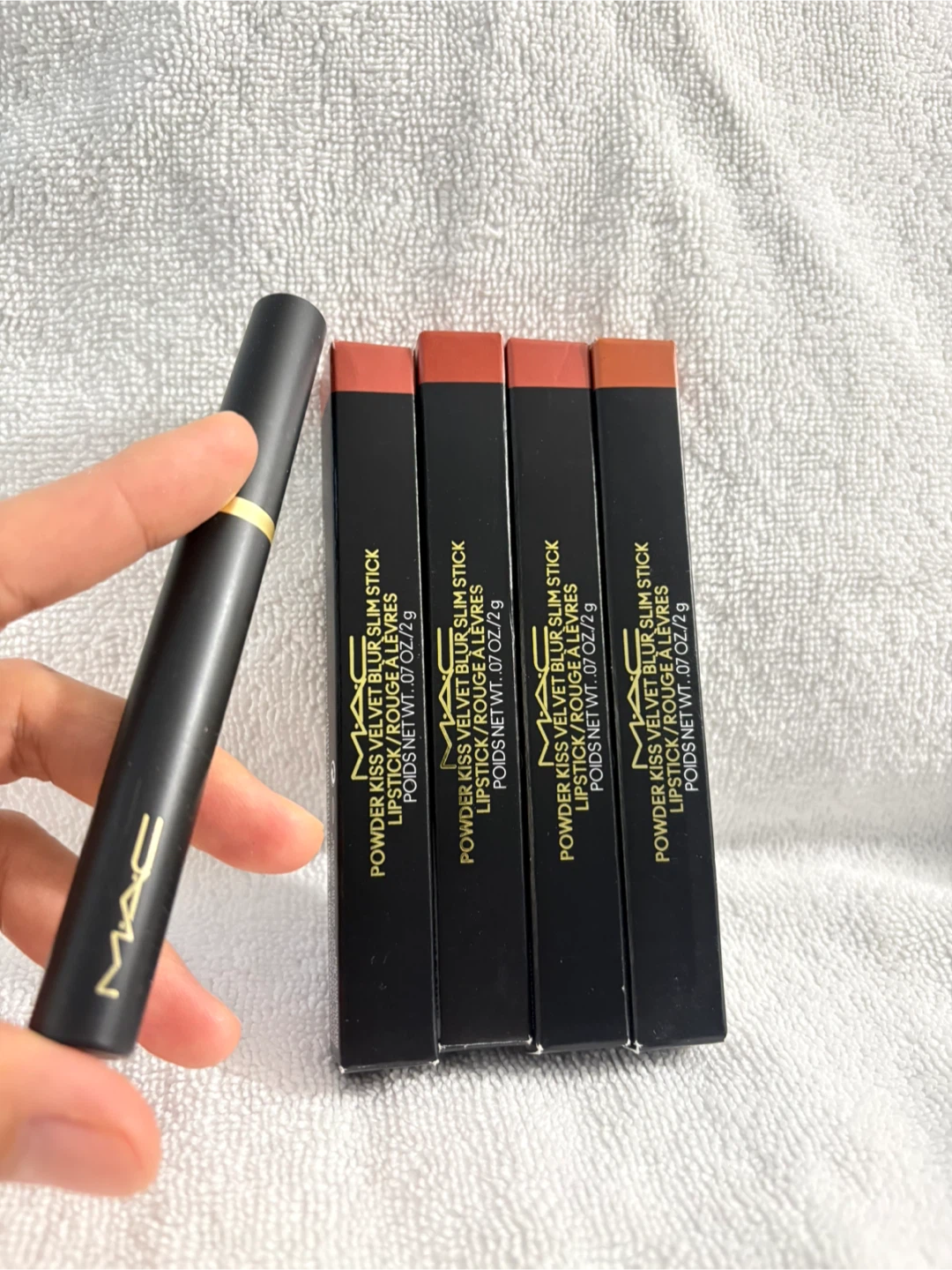MAC Powder Kiss Velvet Blur Slim Stick Lipstick