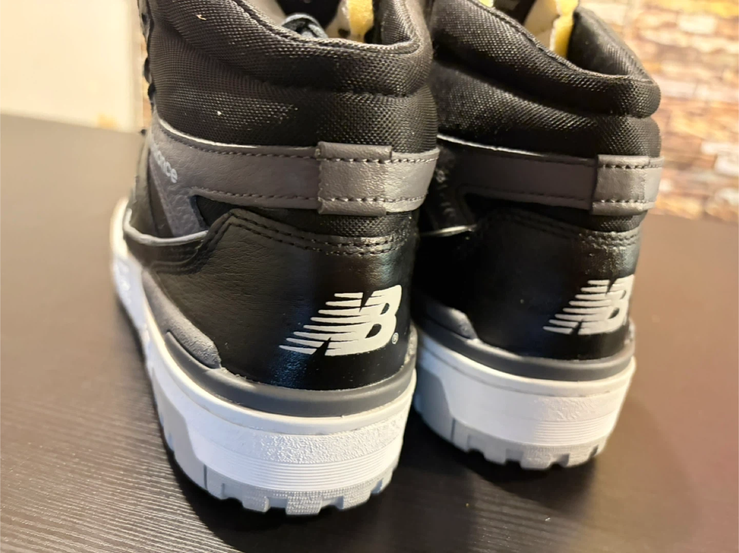 New Balance 650 High Top Sneakers - Black/White - photo 4