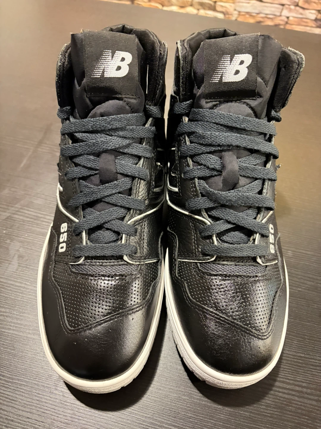 New Balance 650 High Top Sneakers - Black/White - photo 3