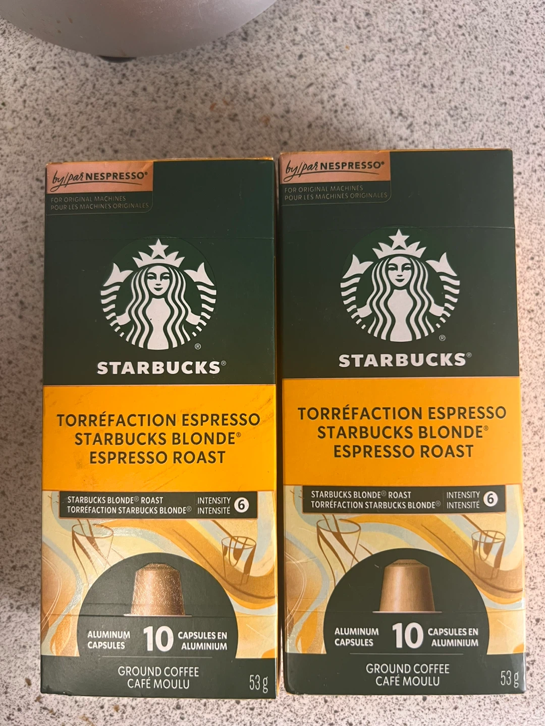 Starbucks Blonde Espresso Roast Coffee Capsules - 2 x 10 Packs