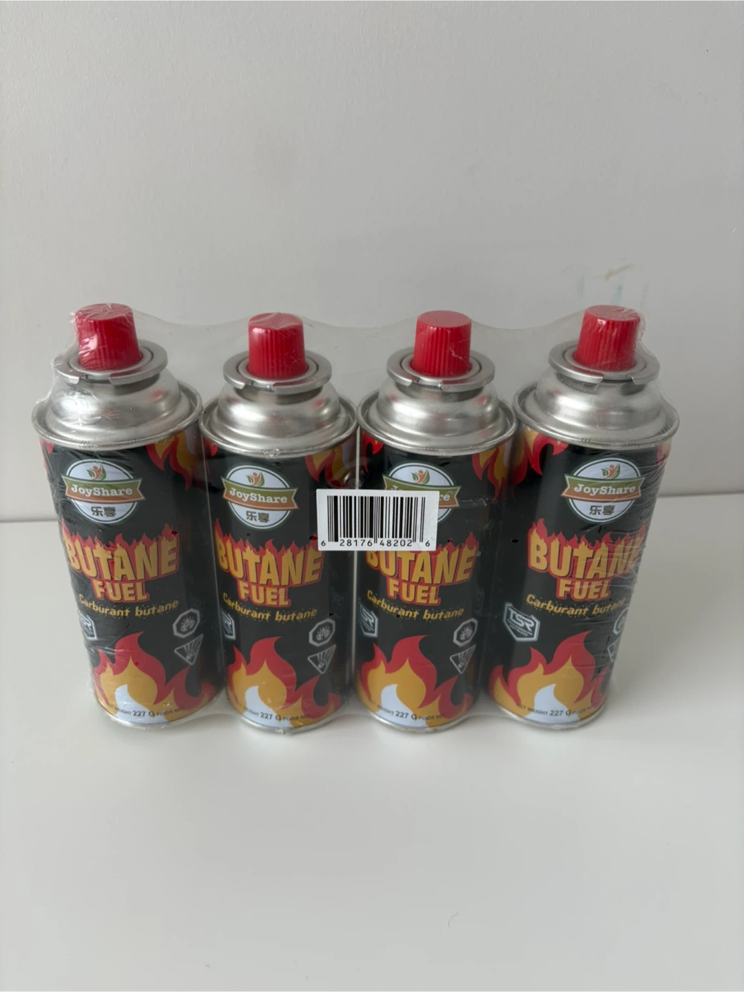 JoyShare Butane Fuel Canisters (4-pack)