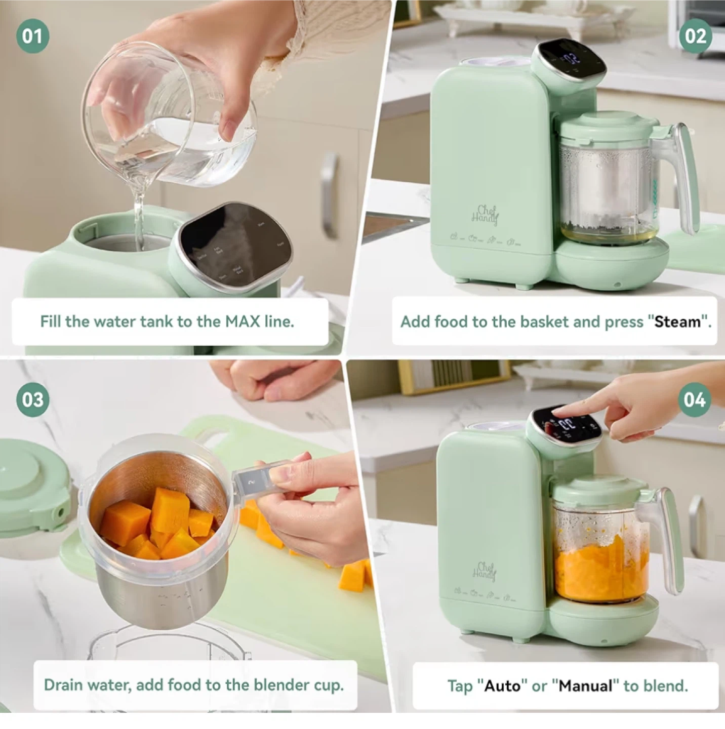 Chefhandy 5-in-1 Baby Food Maker - photo 2