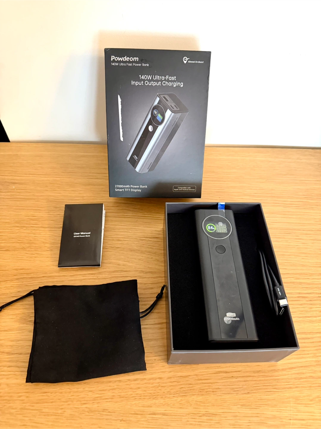 Powdeom 140W Ultra Fast Power Bank 27000mAh - photo 3