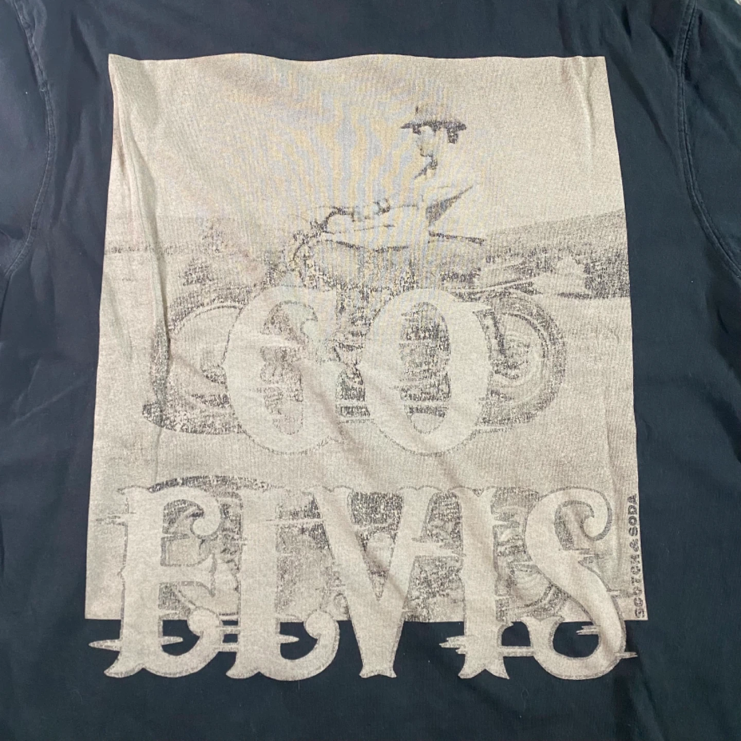 Scotch & Soda Black "GO Elvis" T-Shirt - Size L - photo 5