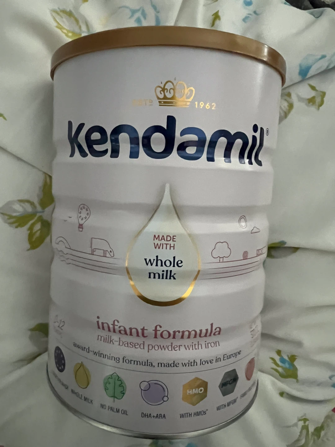 Kendamil Infant Formula Milk-Based Powder with Iron 0-12 Months