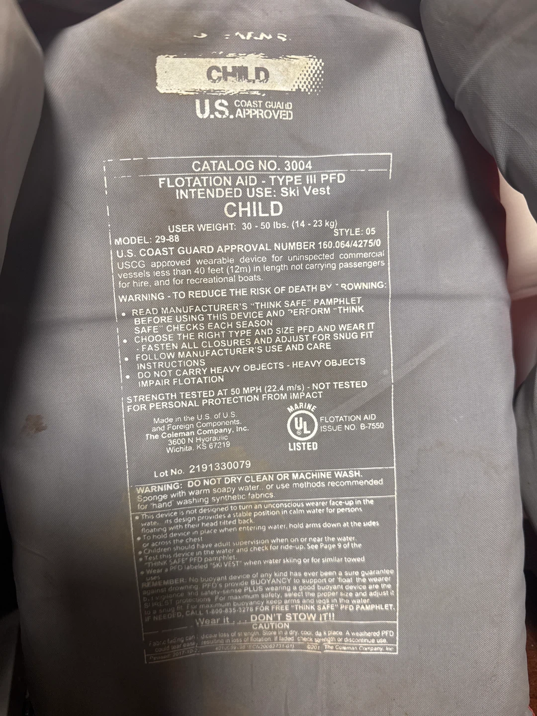 Child Life Vests (2) - photo 2