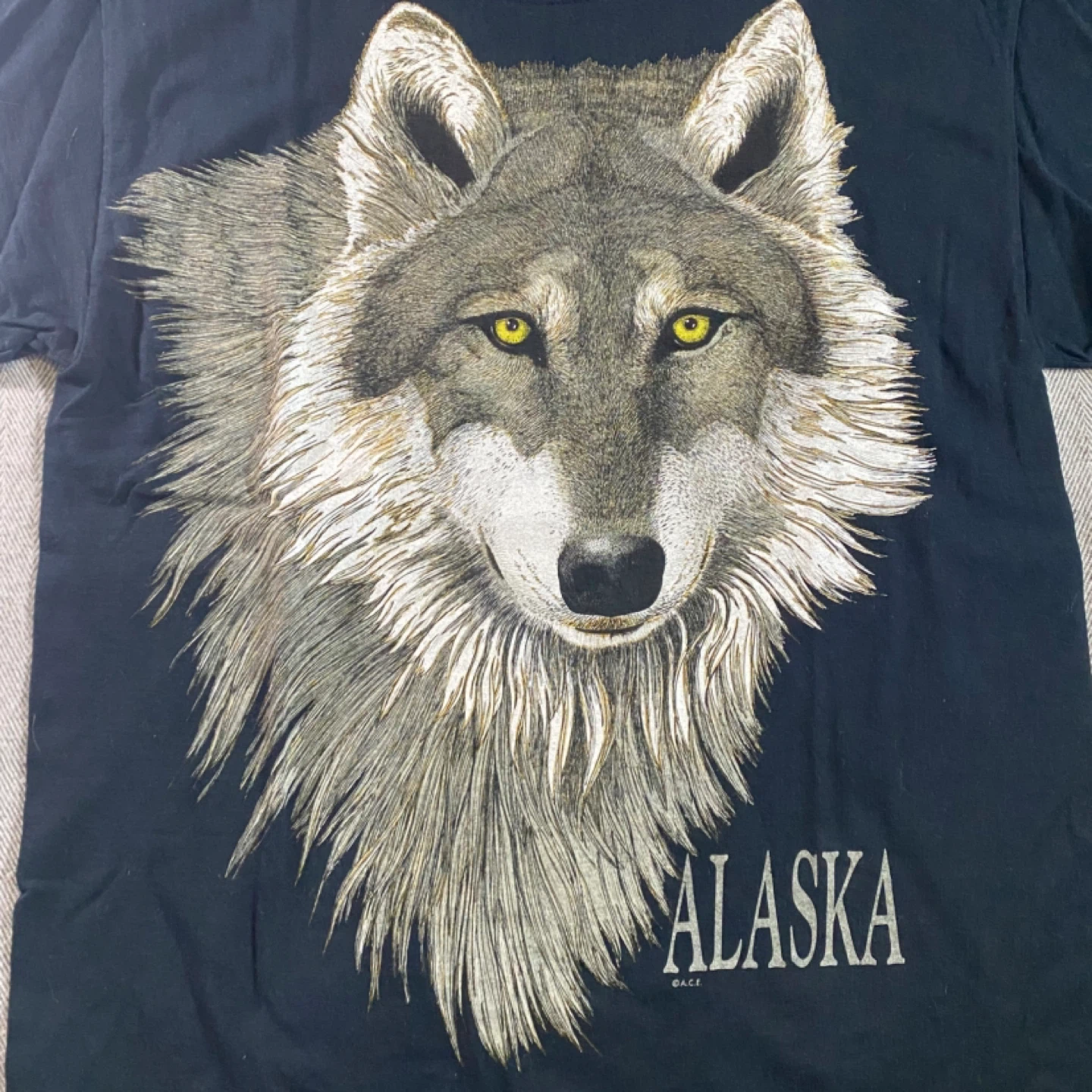 Gildan Alaska Wolf T-Shirt Size L - photo 2