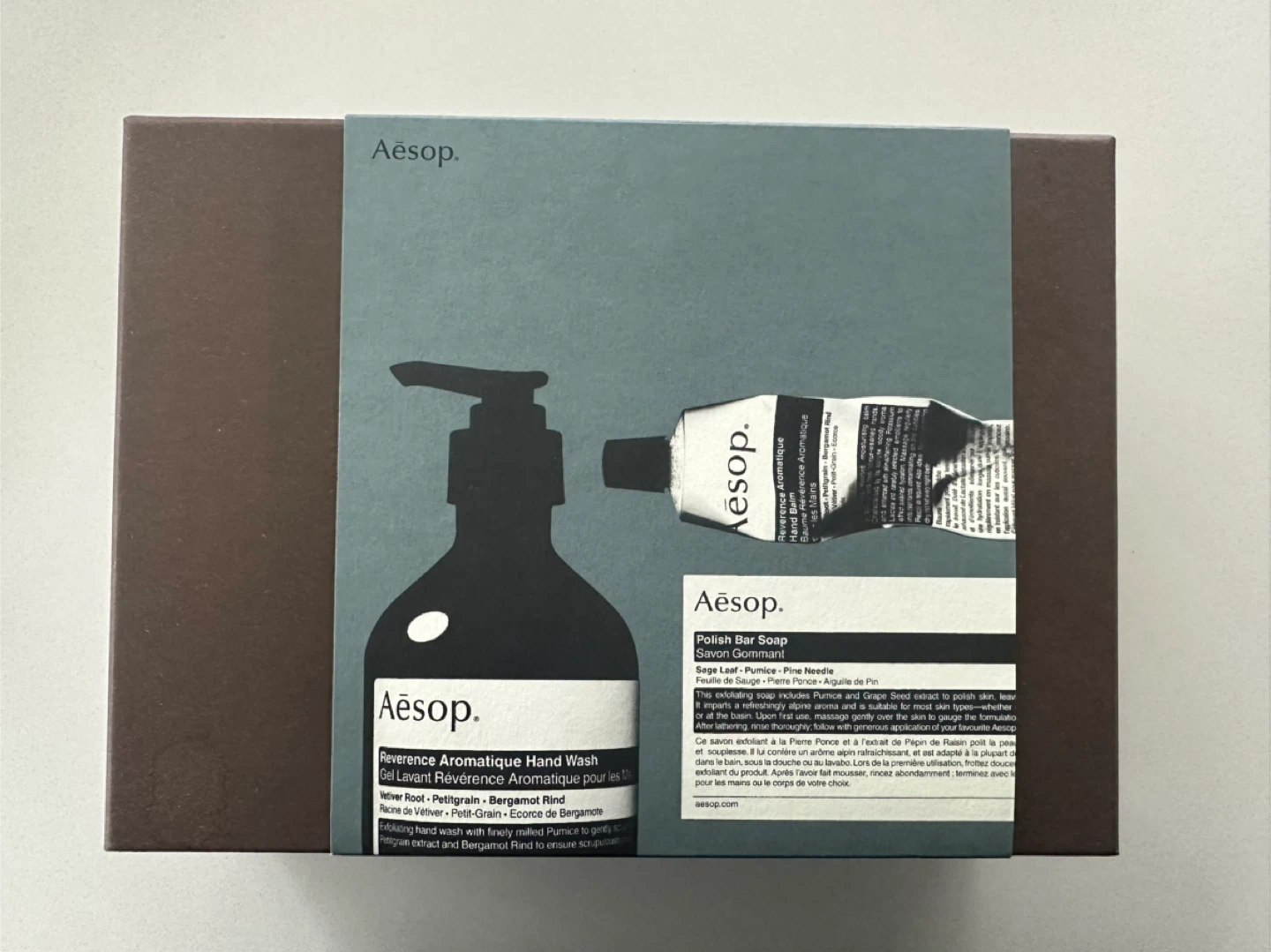 Aēsop Hand Balm, Hand Wash and Bar Soap Gift Set