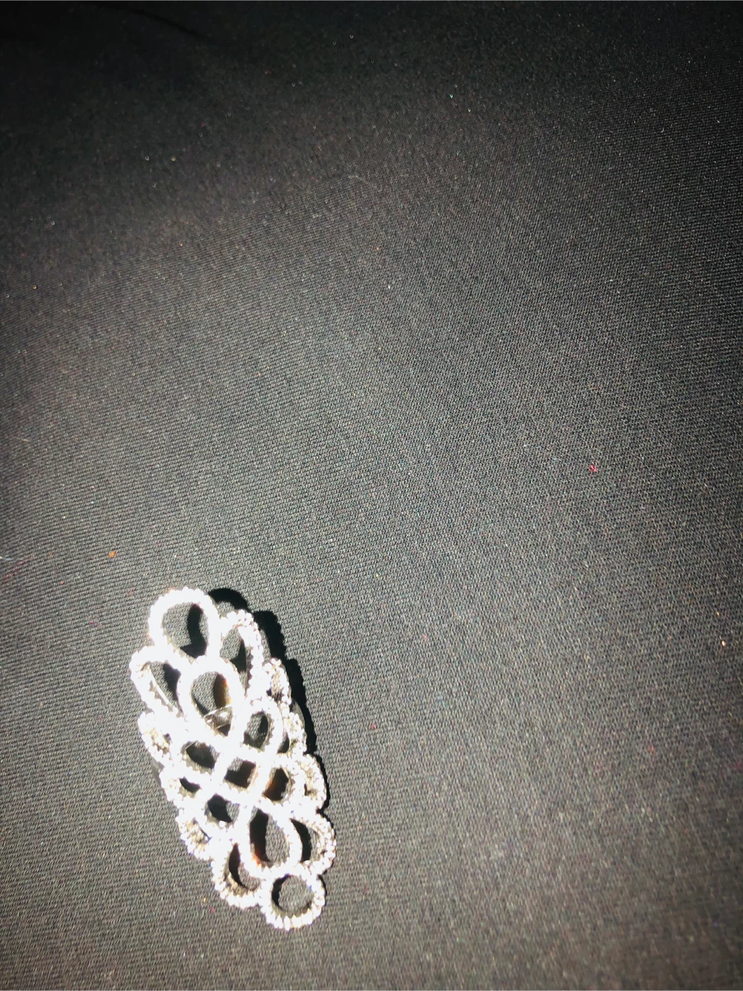 Pure  silver  Ring size 9