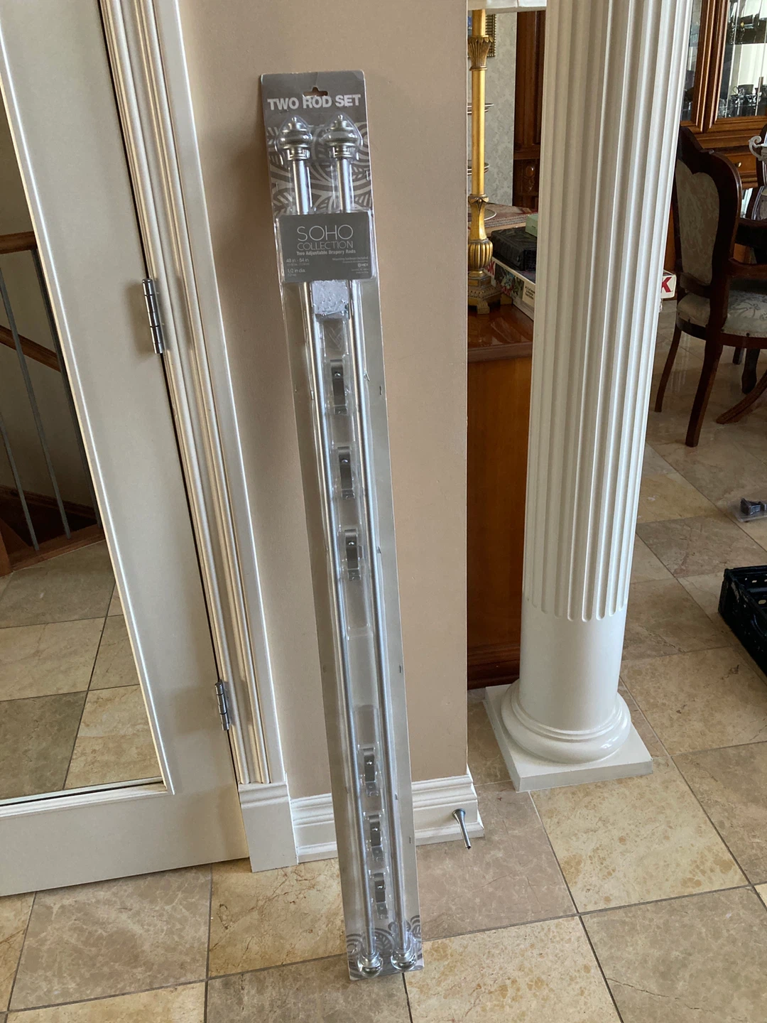 Soho Collection Two Adjustable Drapery Rods