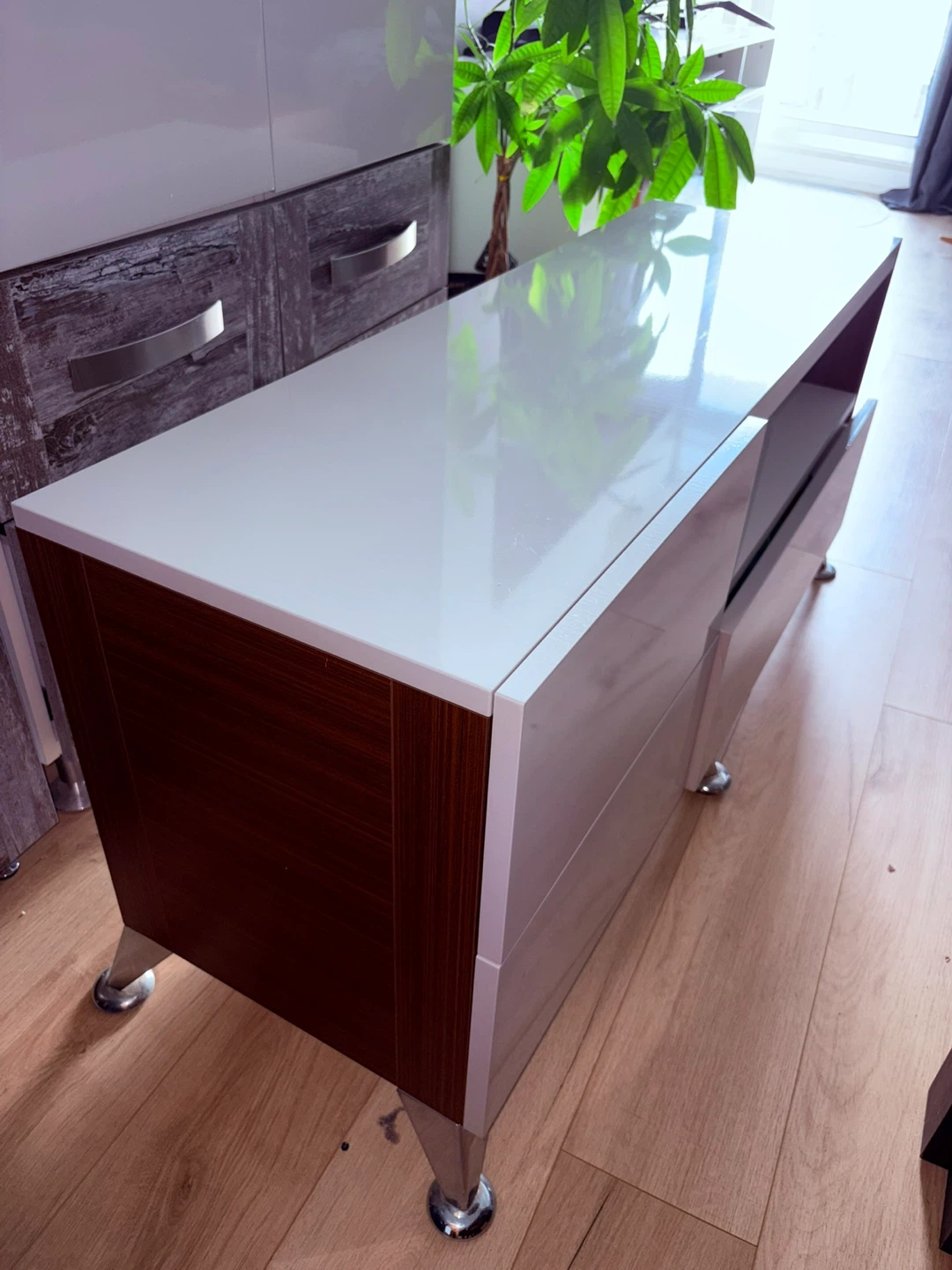 LG Smart Television and stand