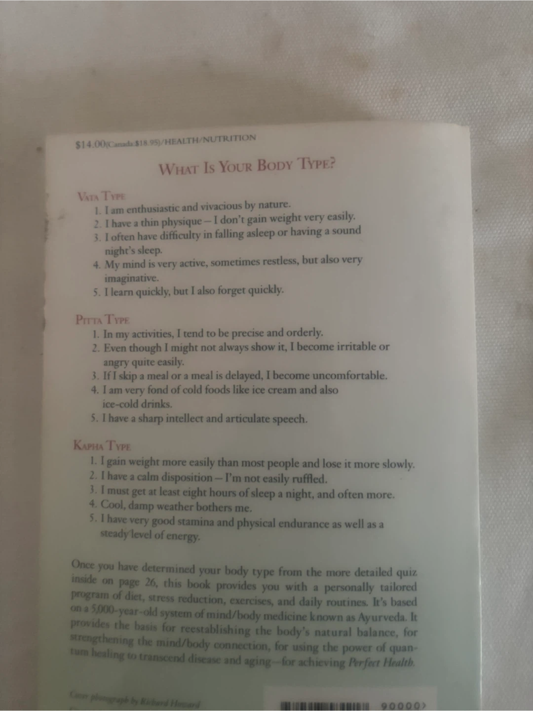 🥕Perfect Health: Complete Mind/Body Guide - Deepak Chopra - photo 2