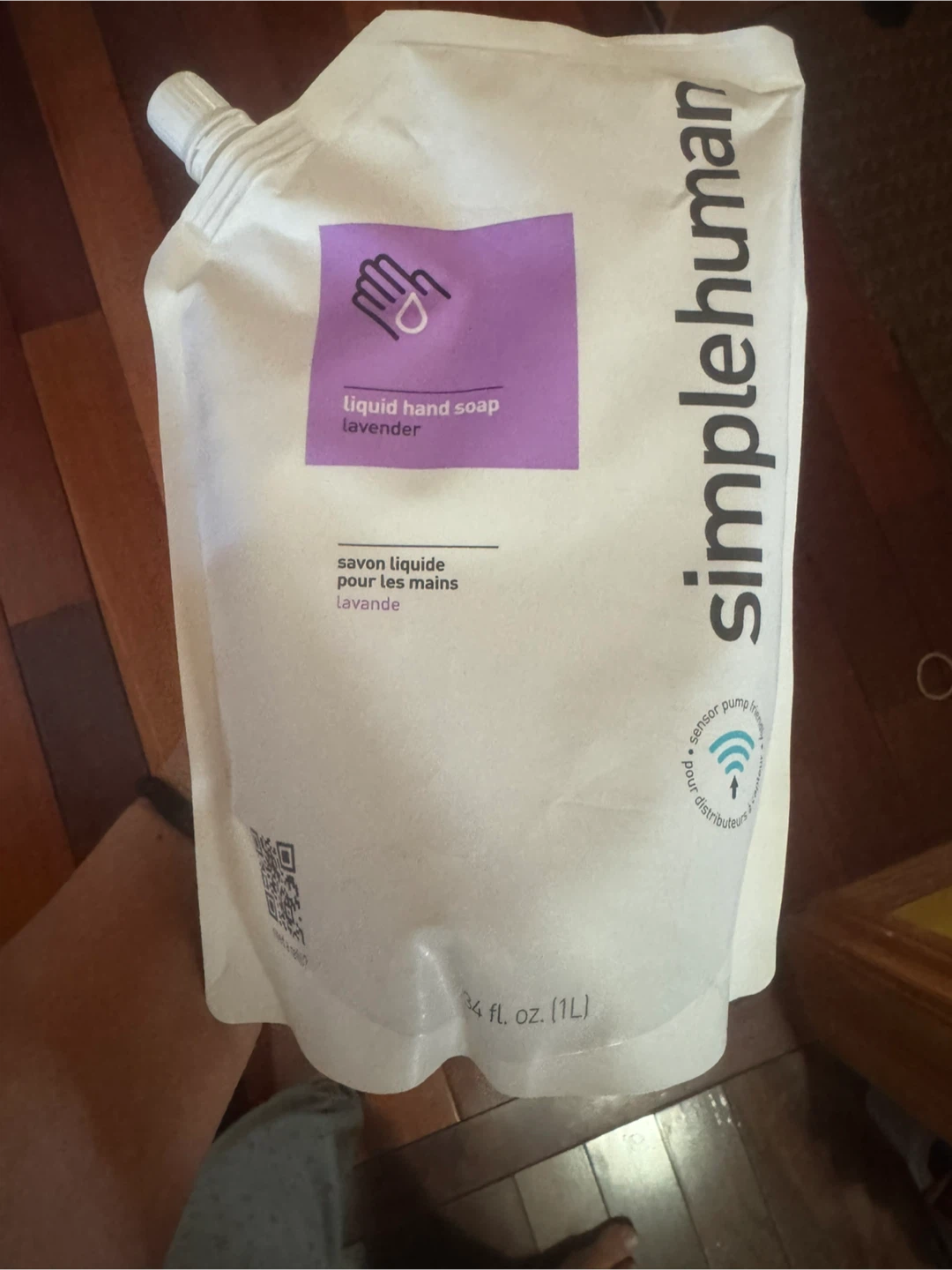 SIMPLEHUMAN Lavender Liquid Hand Soap Refill Pouch - 1L