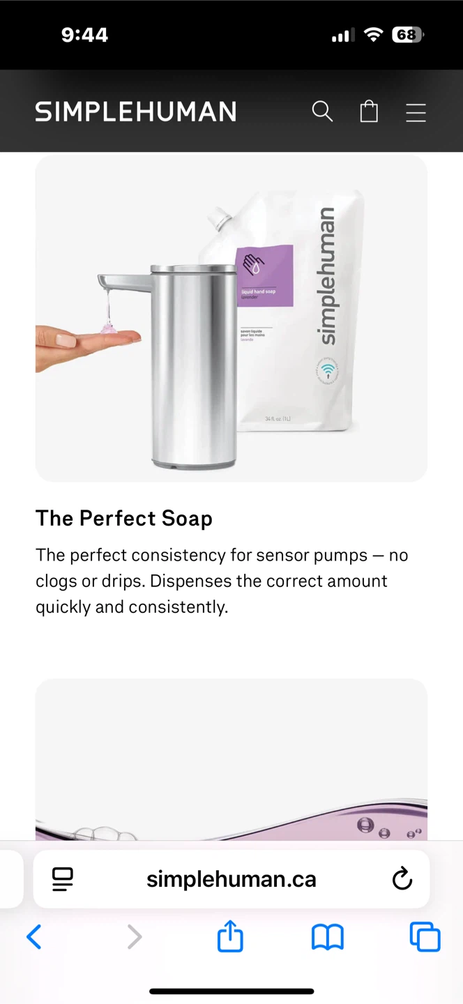 SIMPLEHUMAN Lavender Liquid Hand Soap Refill Pouch - 1L - photo 4