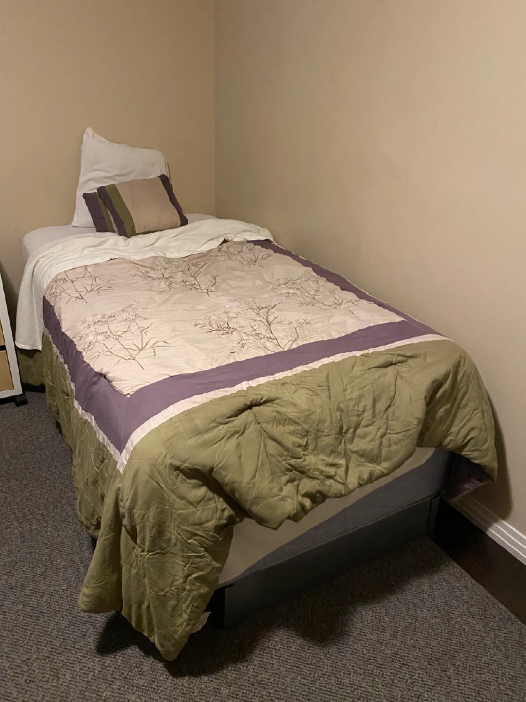 Twin Bed Frame with Mattress