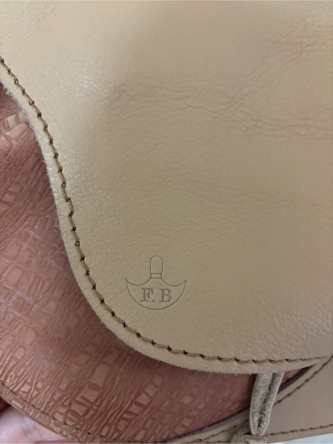 Tan Leather Atelier made crossbody - photo 2