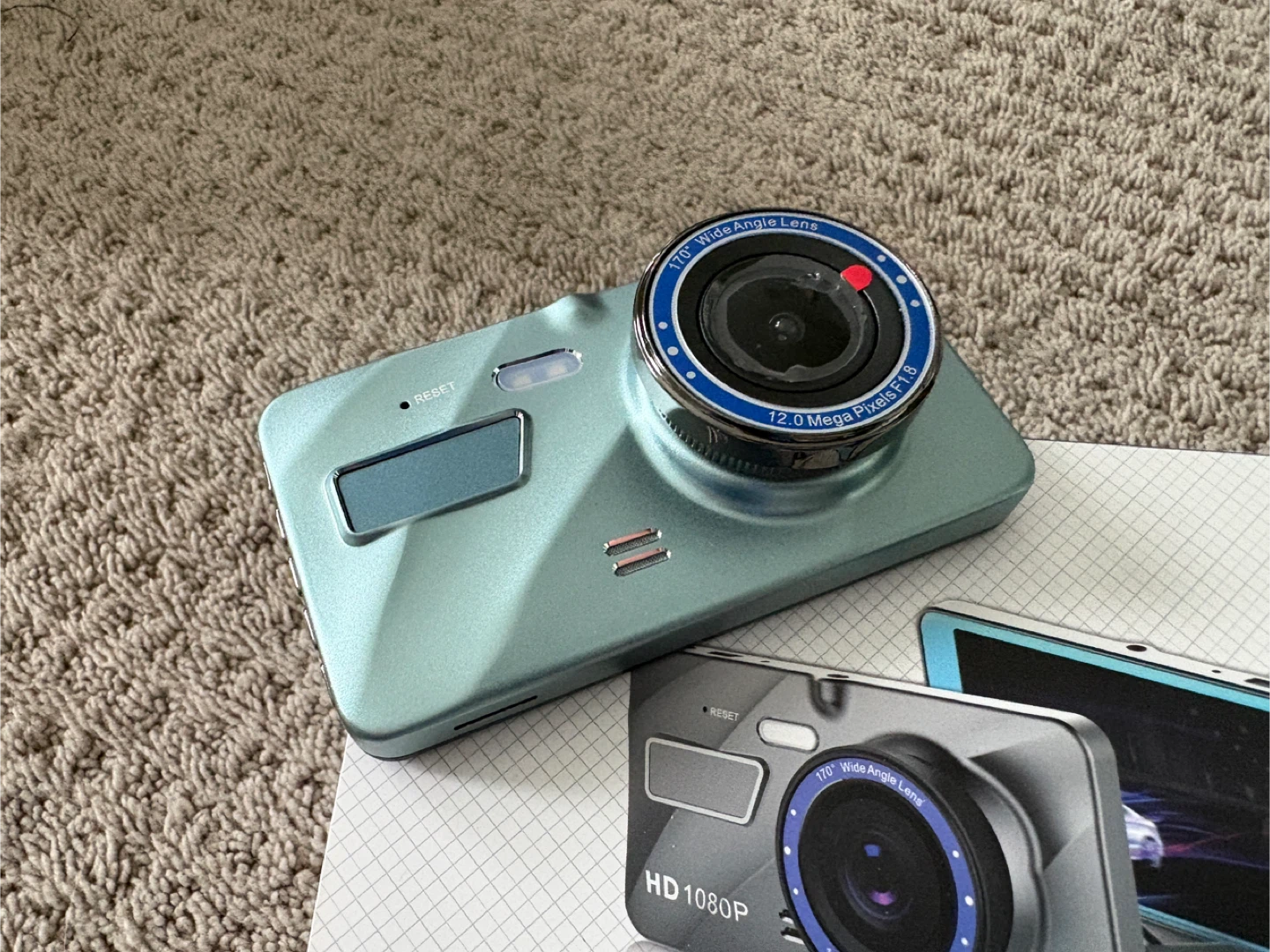 Super HD 1296P Dash Cam with 4" Display & 170° Wide-Angle Lens - photo 3