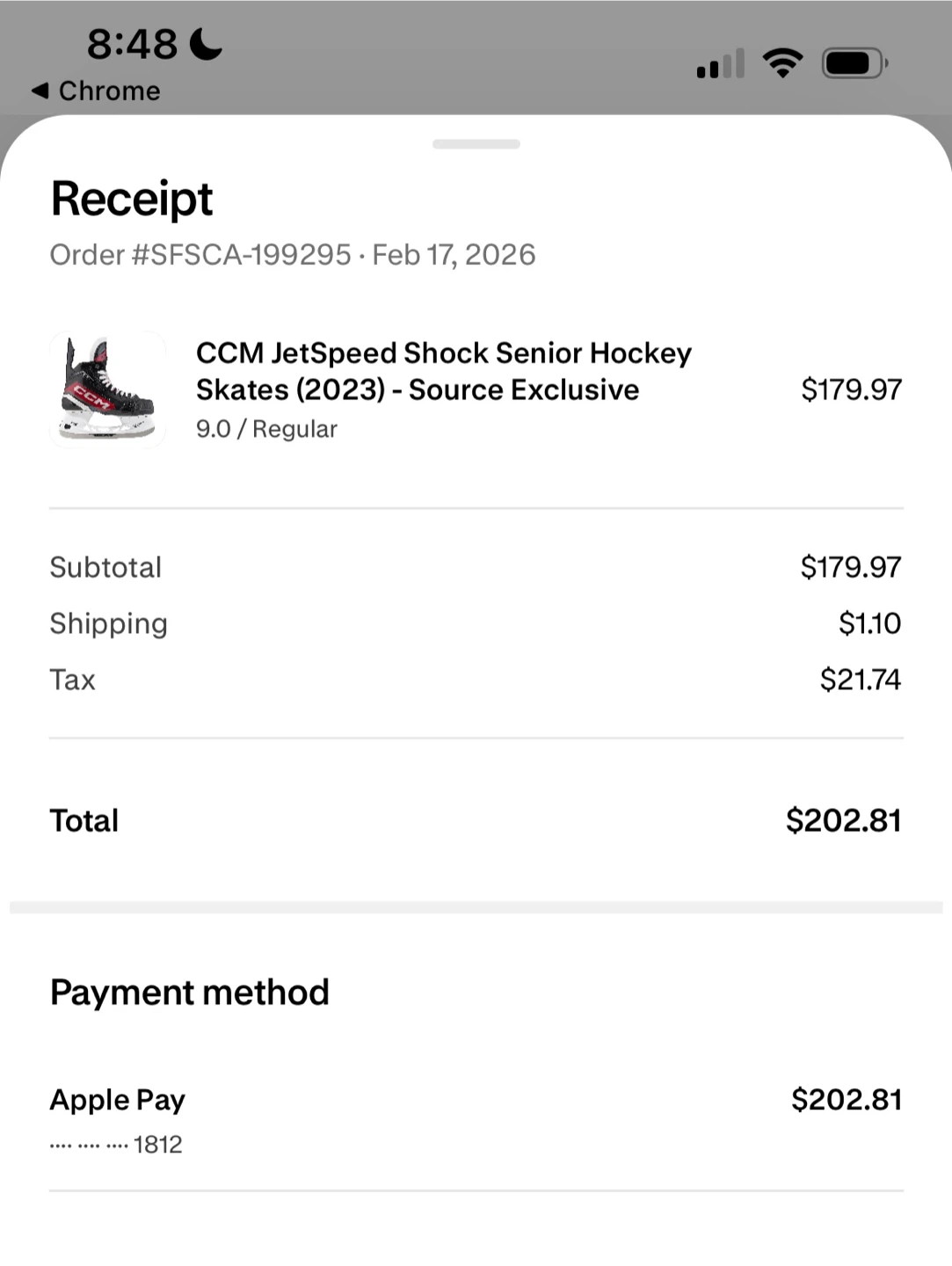 CCM JetSpeed Shock Senior Hockey Skates (2023) - Size 9.0 - photo 2