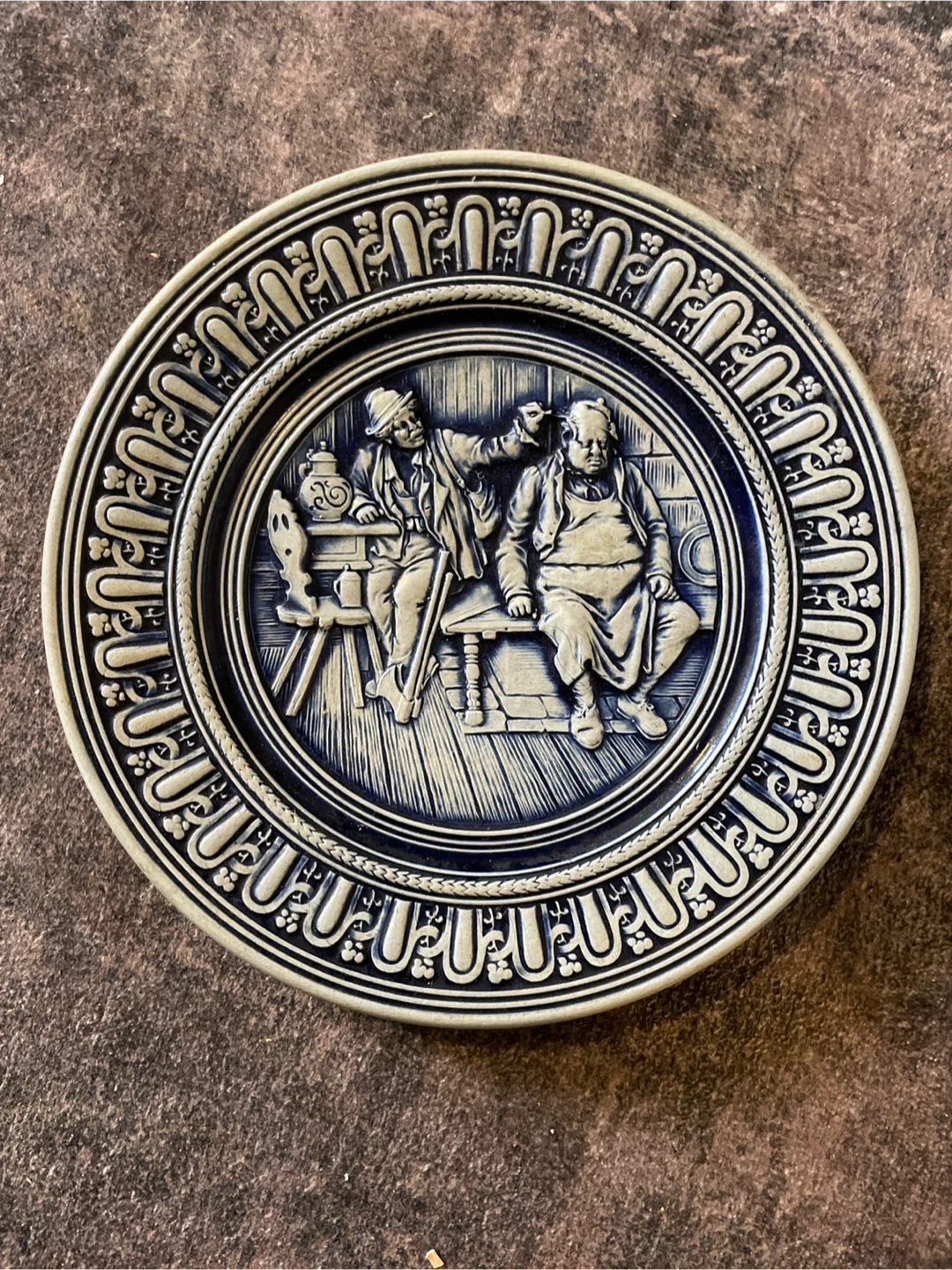 Vintage GERZ Relief Plate