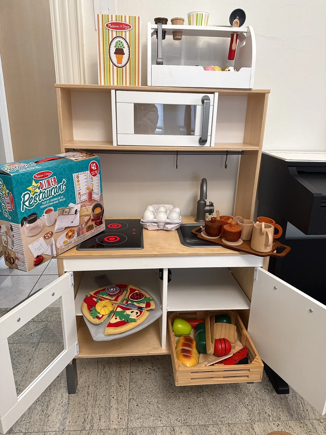 Ikea Kitchen Play +Melissa & Doug Series only $150
