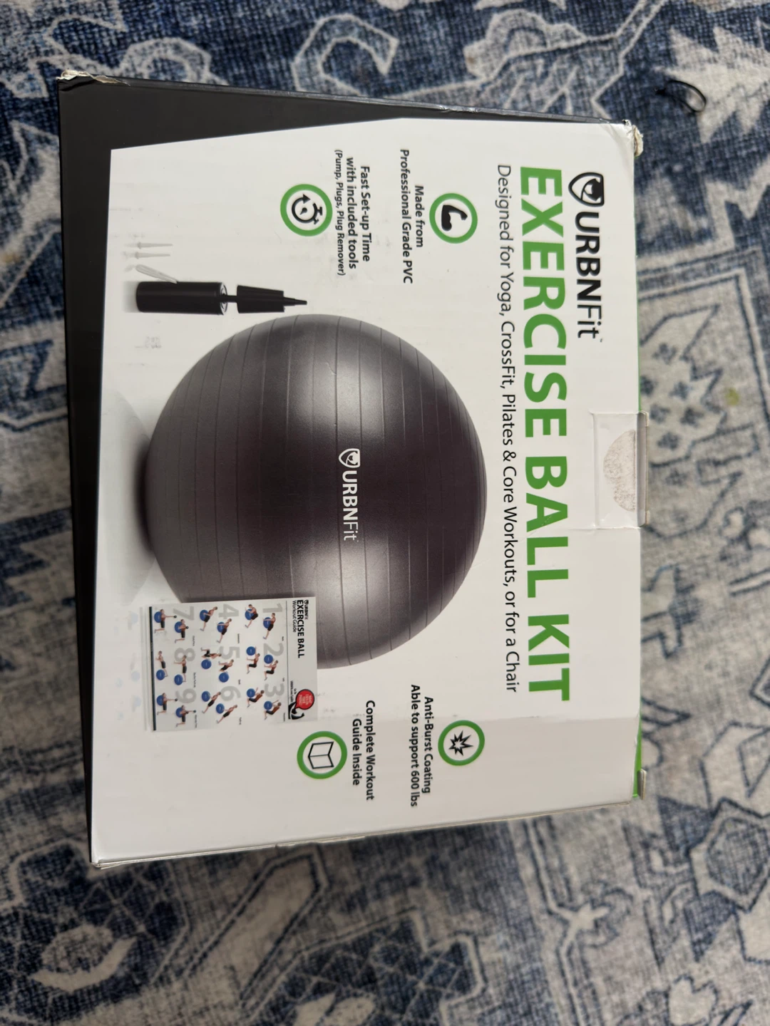 URBNFit Exercise Ball Kit - 55cm/22in - photo 4