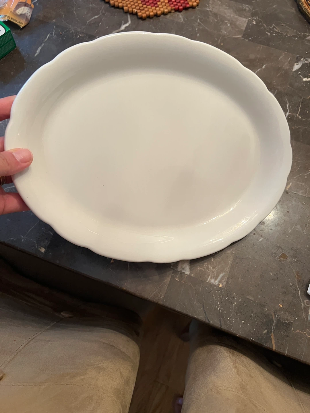 Buffalo China White Oval Platter - photo 2