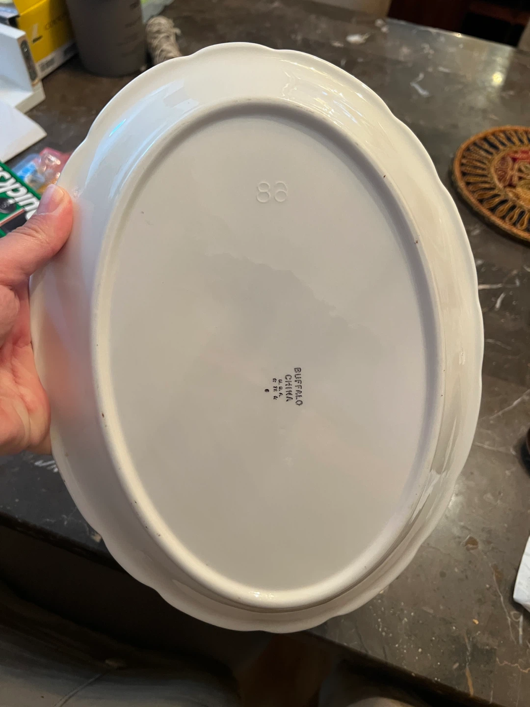 Buffalo China White Oval Platter - photo 4