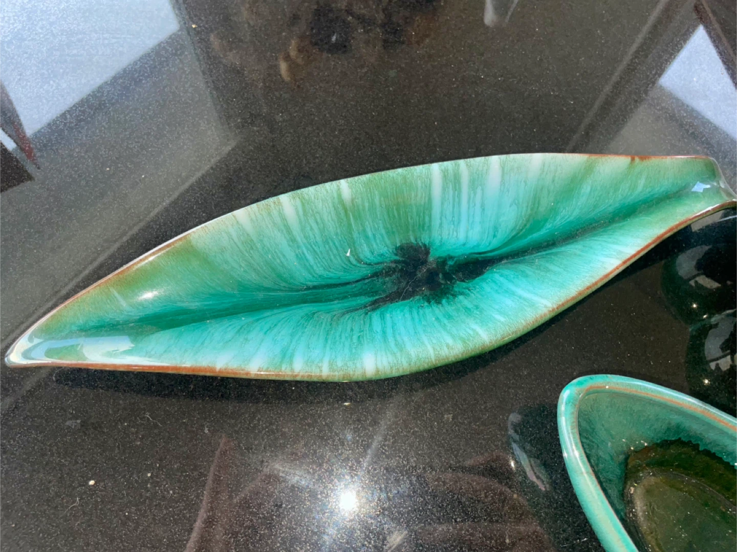 Authentic Green Ceramic Dishes and Bowls Set - photo 4