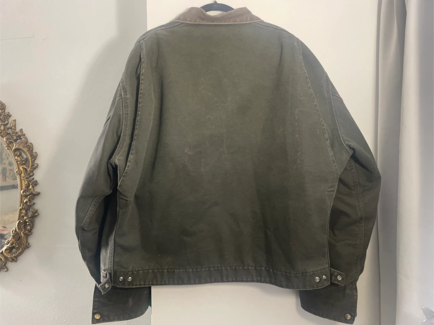 Vintage Carhartt Detroit Jacket J97 Moss 2XL - photo 3
