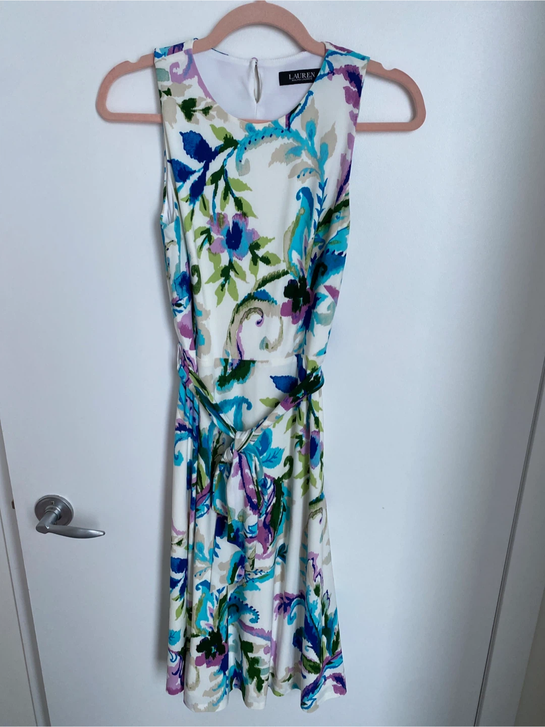 Lauren Ralph Lauren Floral Print Sleeveless Midi Dress - photo 2