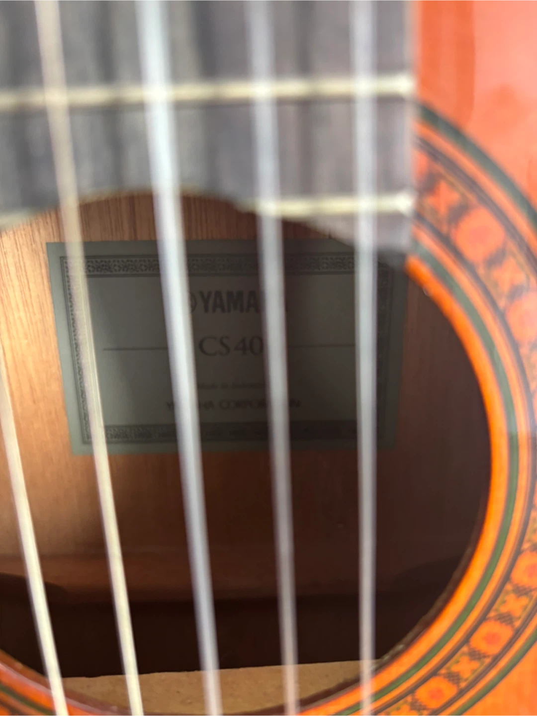 Yamaha CS40 Classical Guitar with Gig Bag