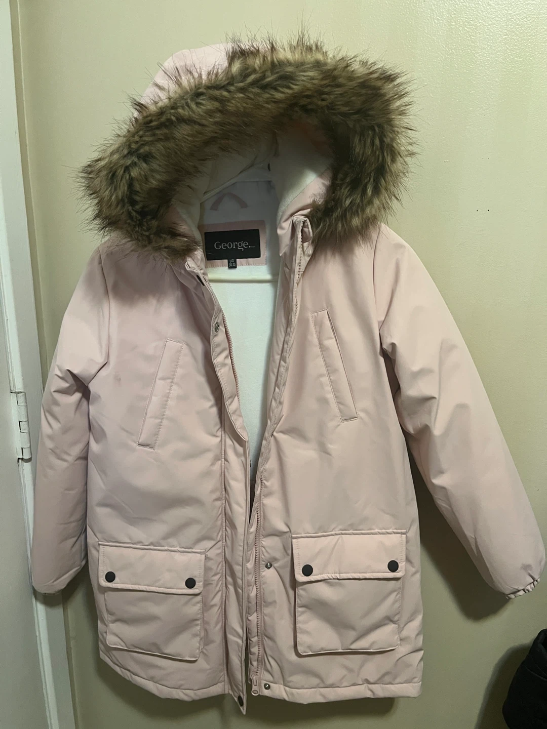 Used- Children’s Jacket with Fur Hood