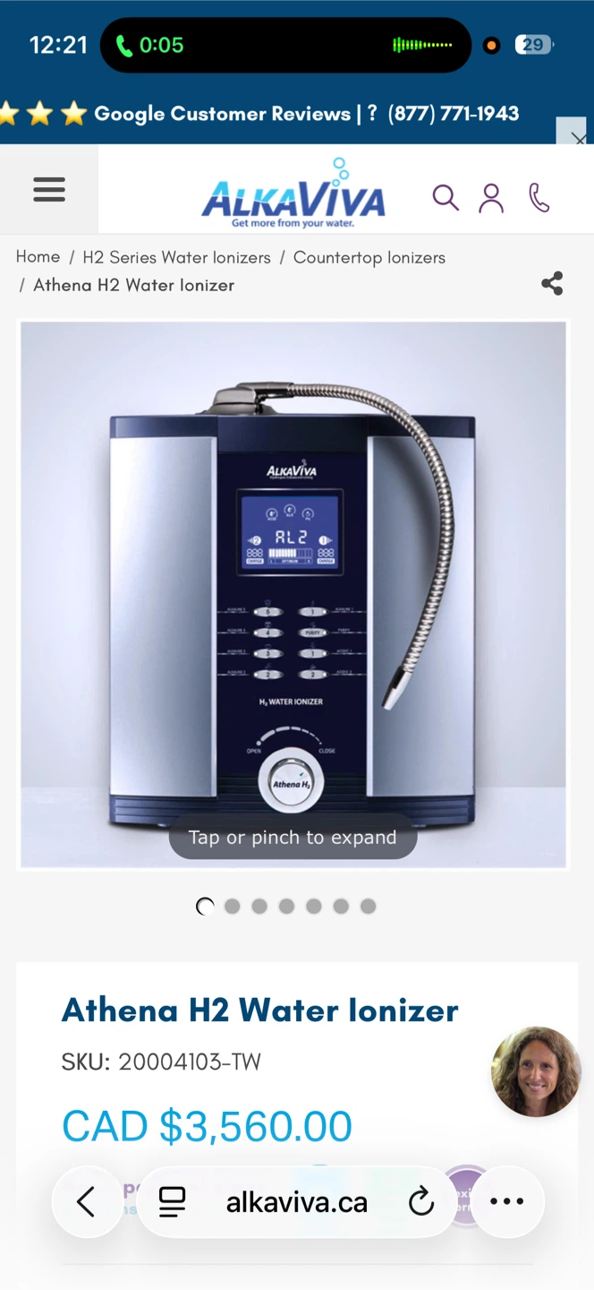 AlkaViva Athena H2 Water Ionizer - photo 3