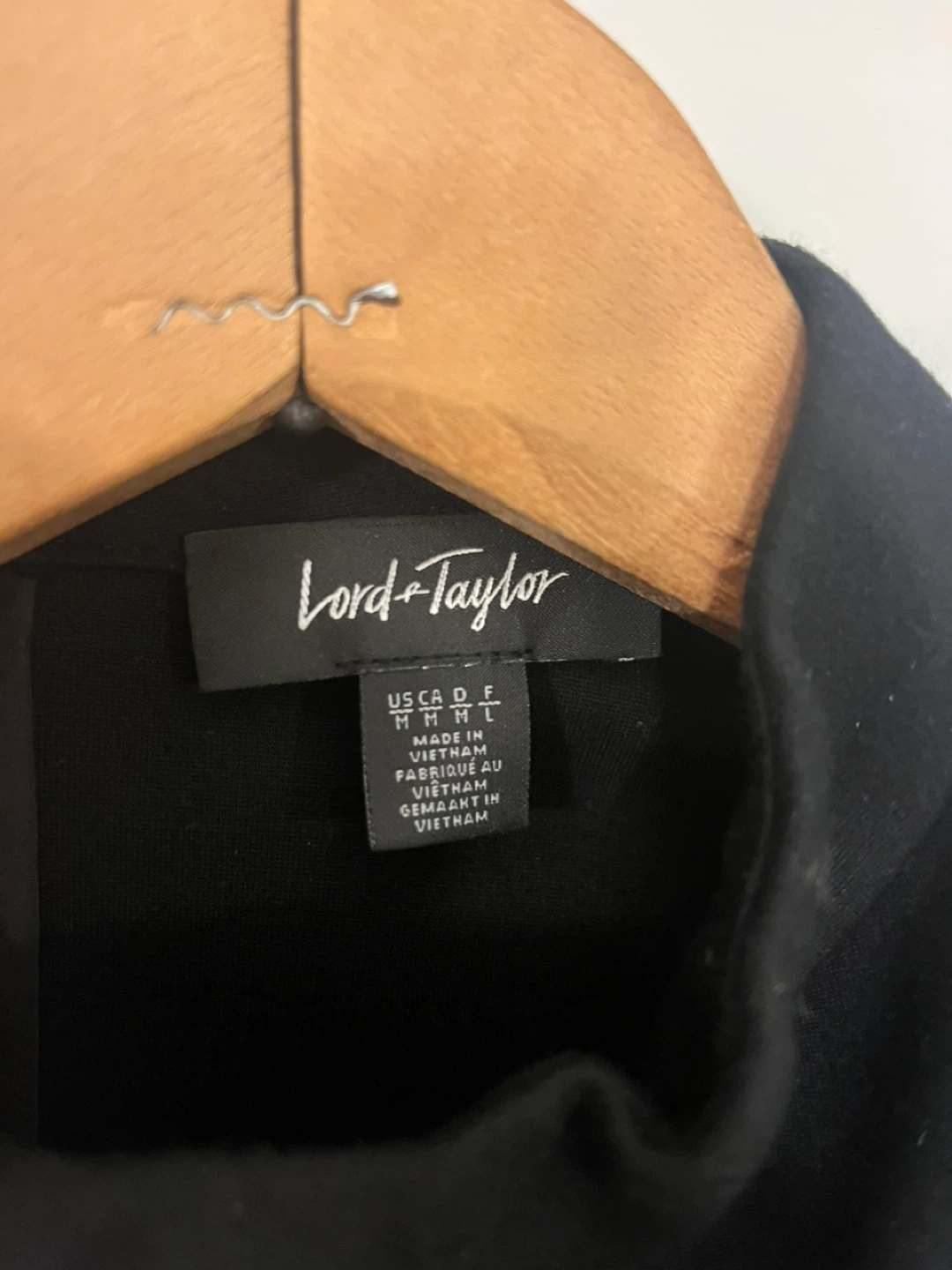 Lord & Taylor Black Peplum Top - photo 3