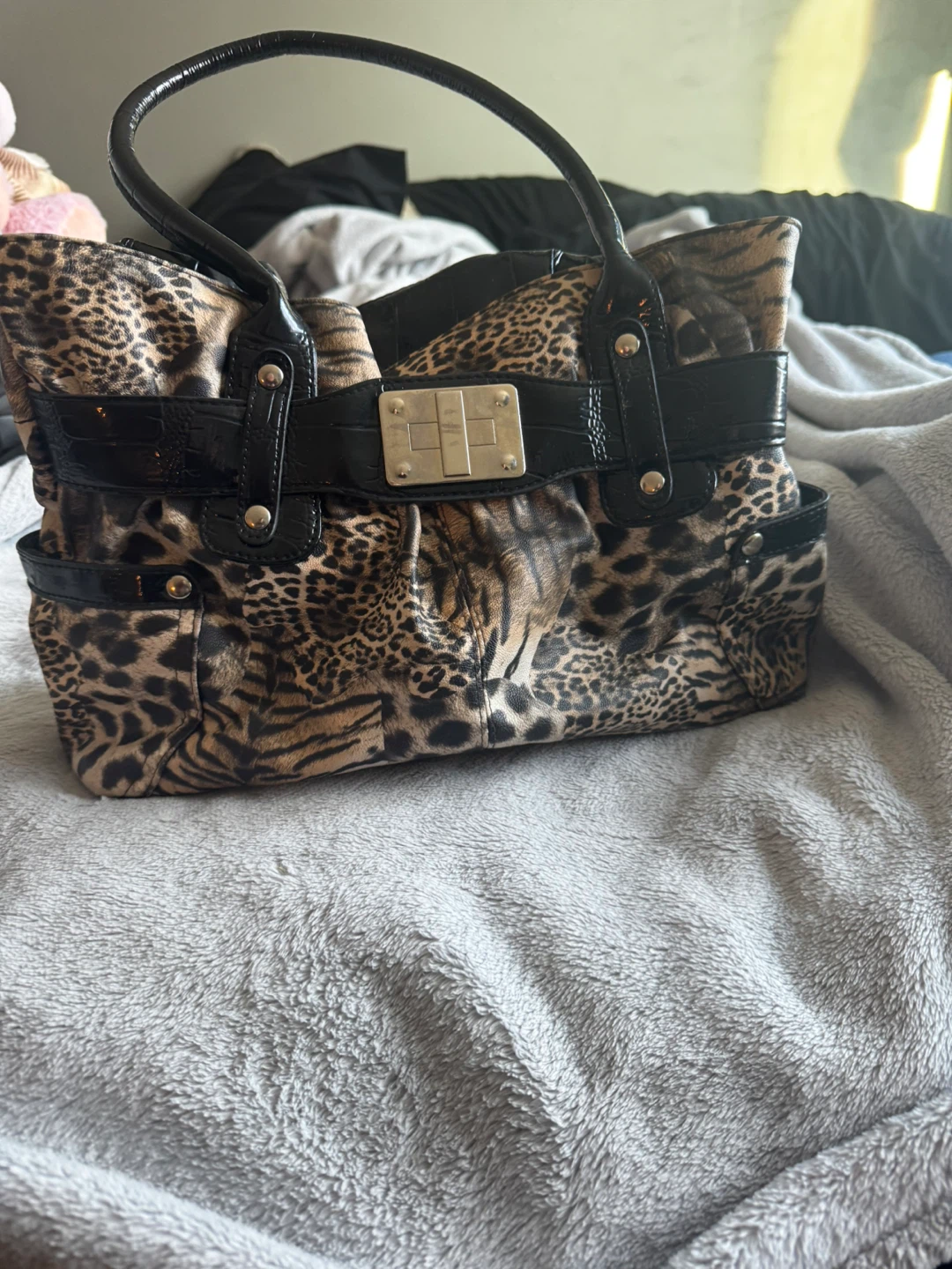 Leopard Print Handbag