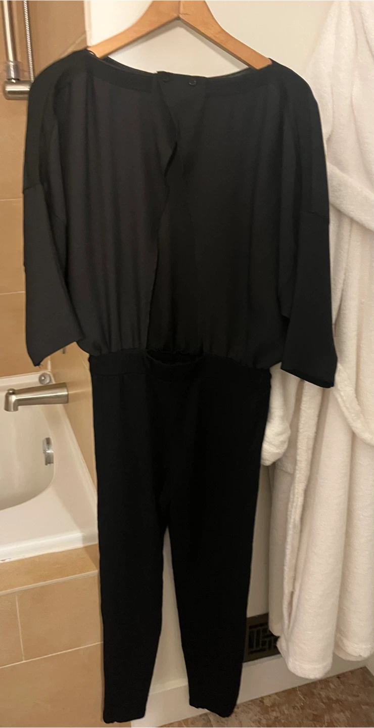 ZARA Black Jumpsuit Size S - photo 2