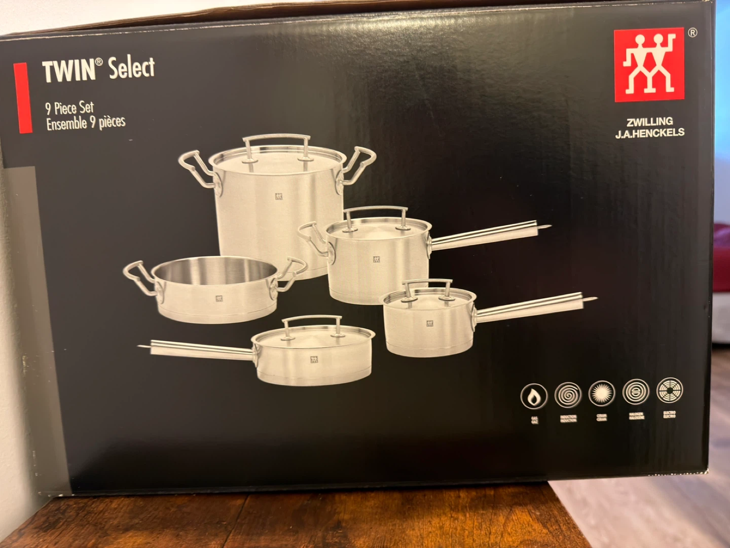 ZWILLING TWIN Select 9 Piece Cookware Set - photo 2