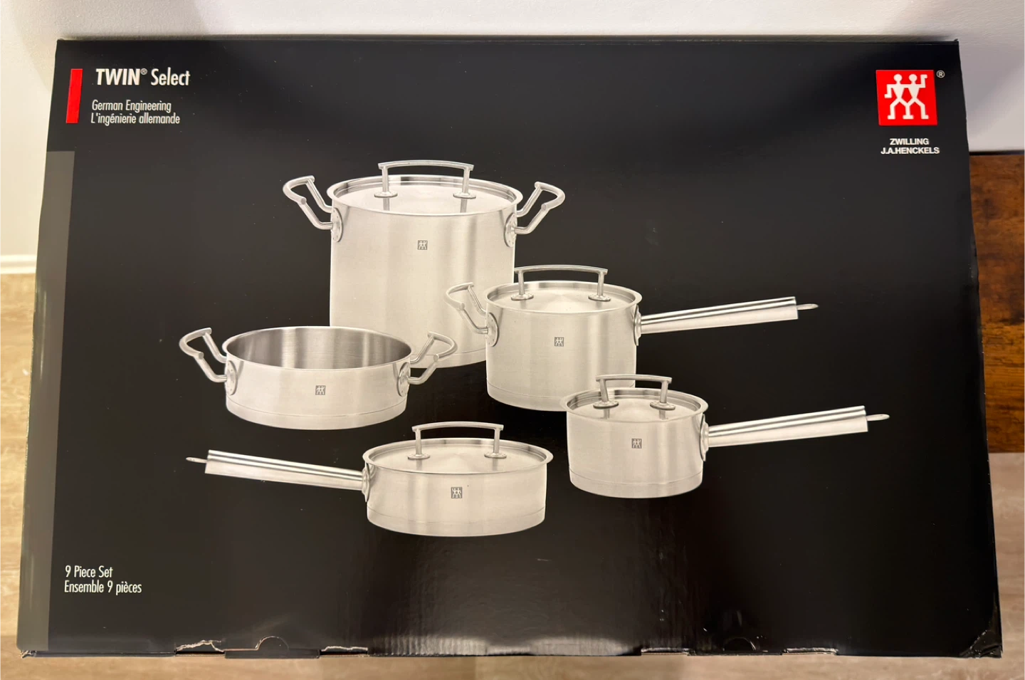 ZWILLING TWIN Select 9 Piece Cookware Set