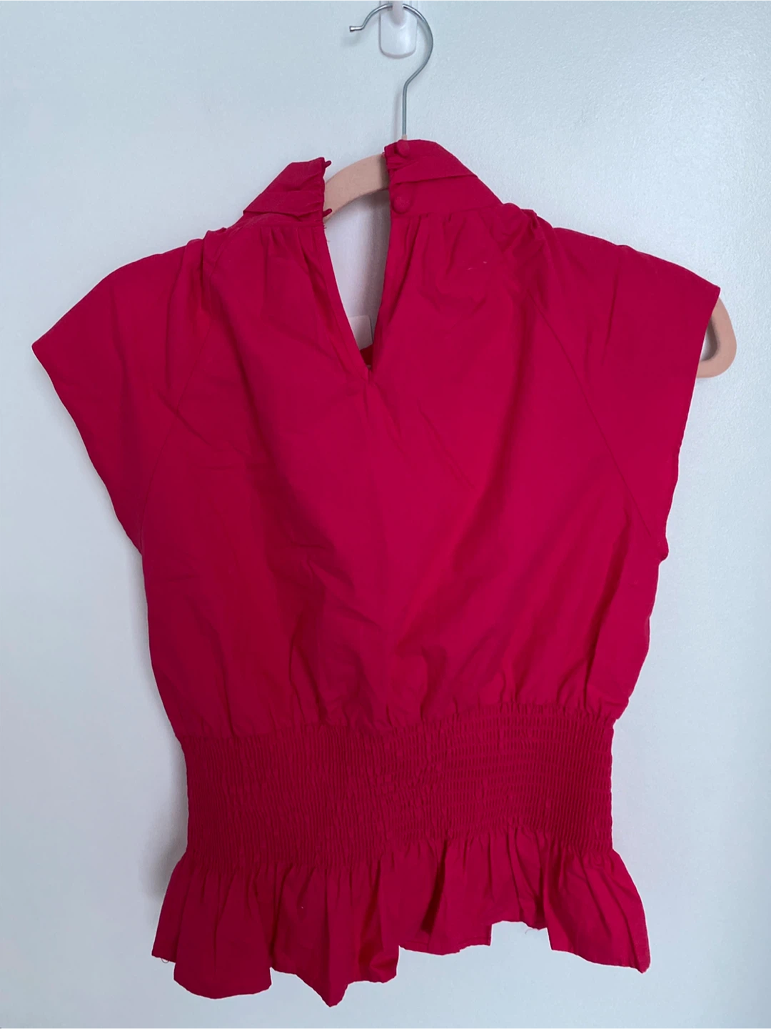 ZARA Pink Bow Detail Top - Size S - photo 3