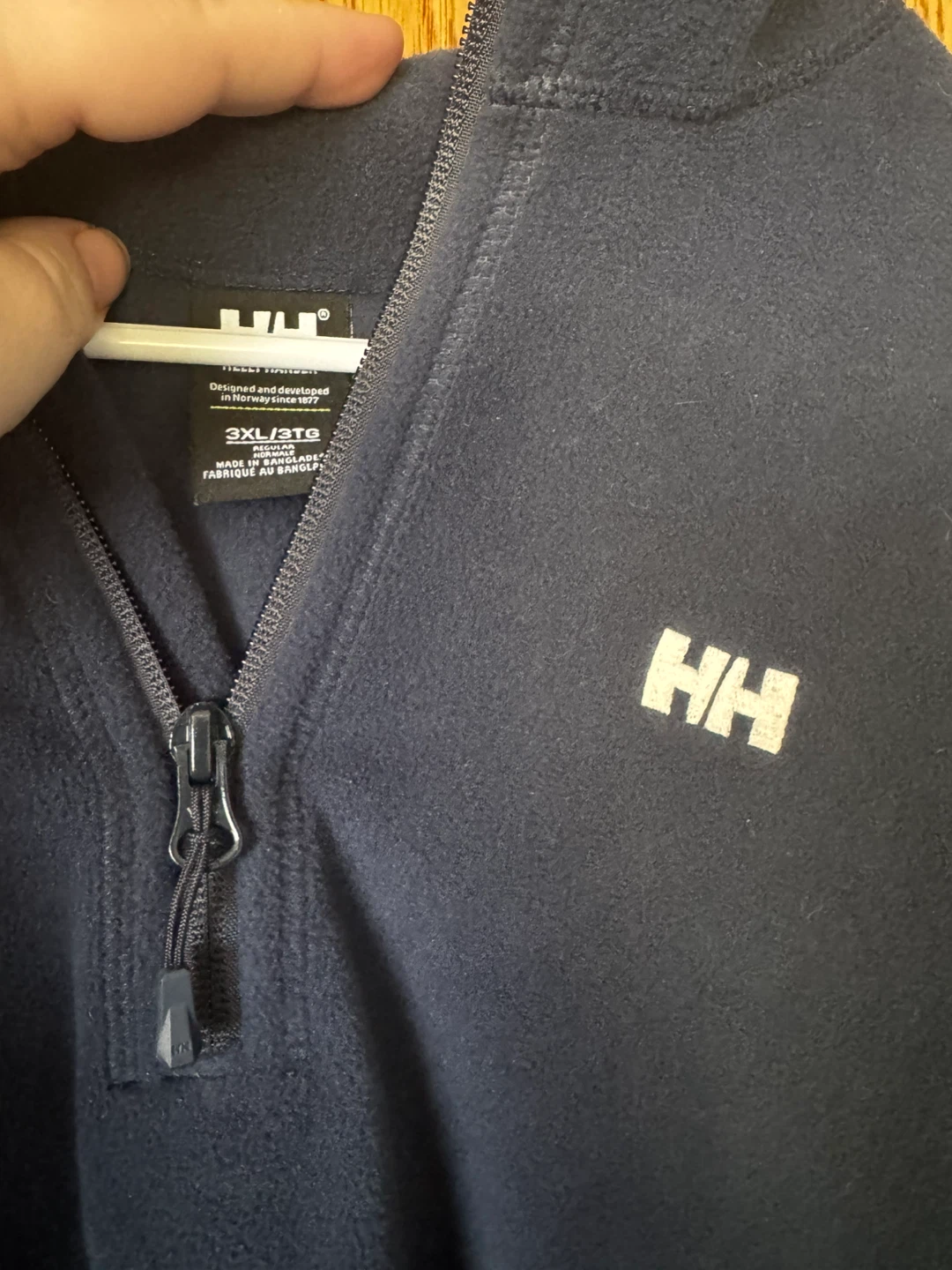 Helly Hansen 1/4 Zip Fleece Navy Blue 3XL - photo 2