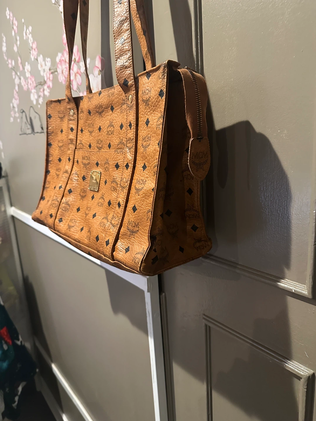 MCM Visetos Shopper Tote Bag - photo 2