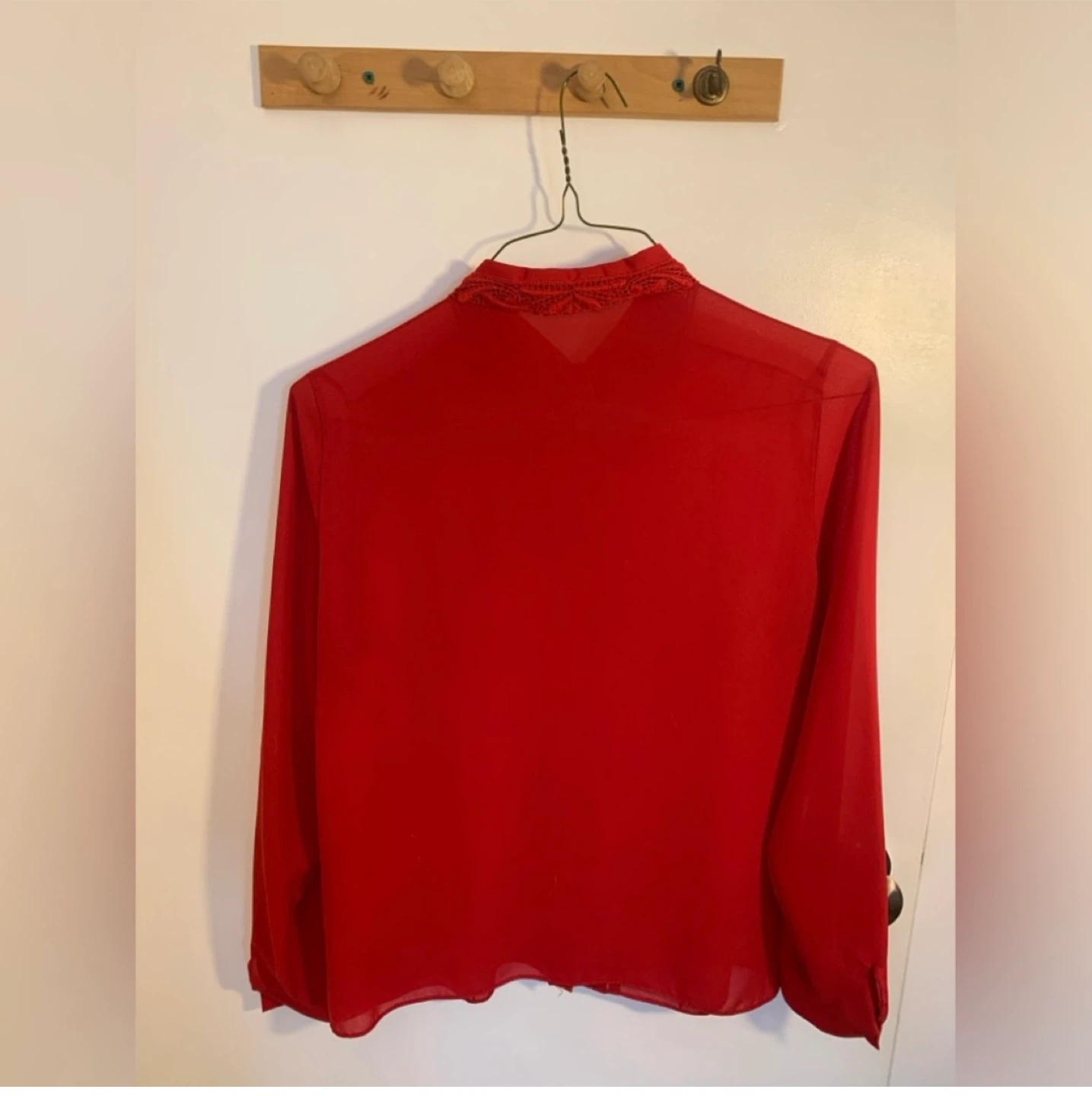 Vintage Blouse with Lace Collar - photo 3