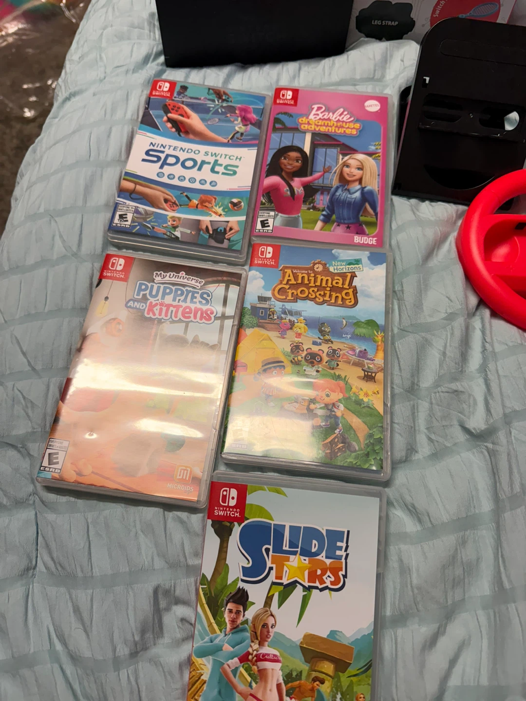 Nintendo Switch Console with Games and Accessories