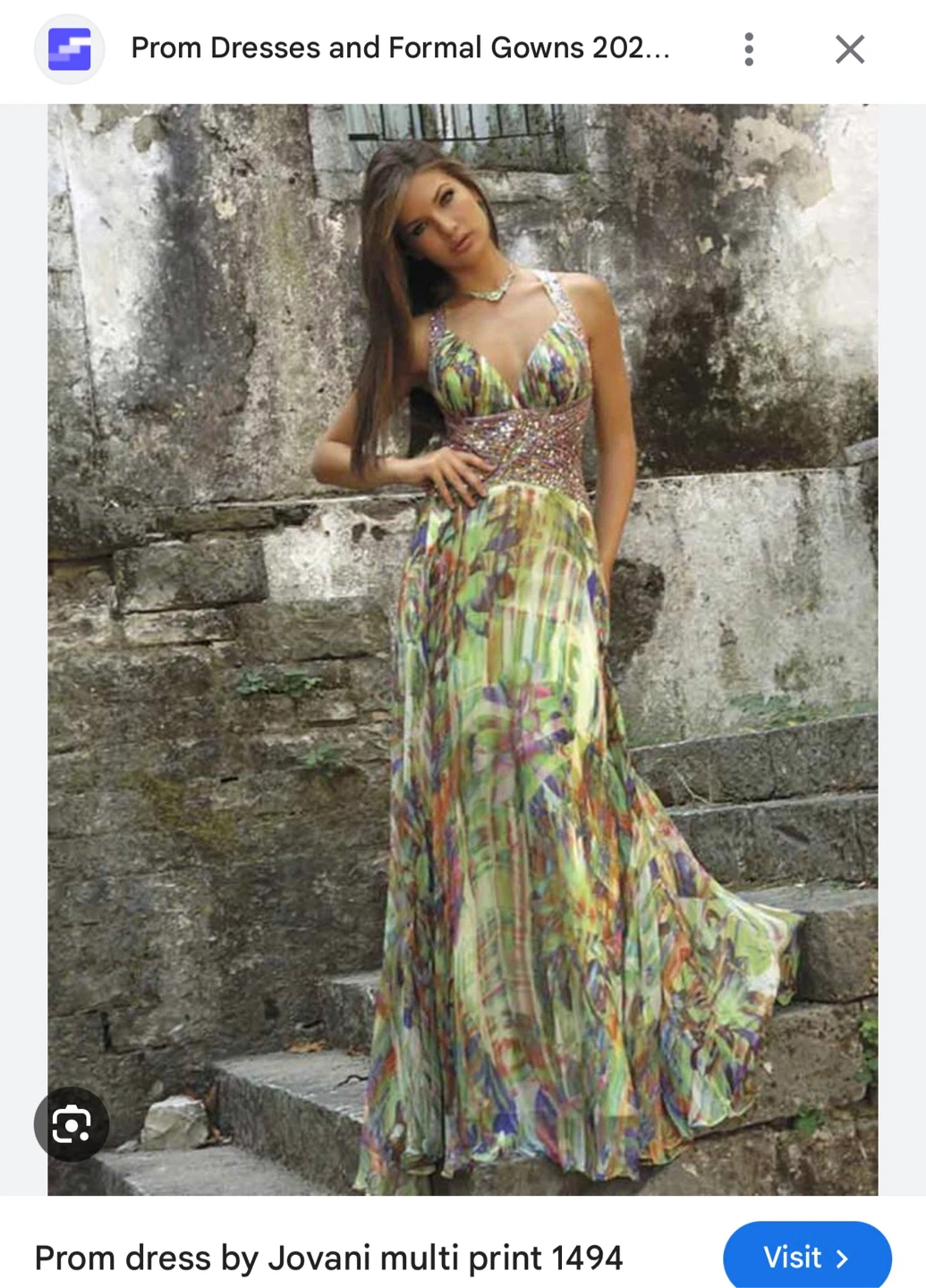Jovani Beaded Maxi PROM DRESS
