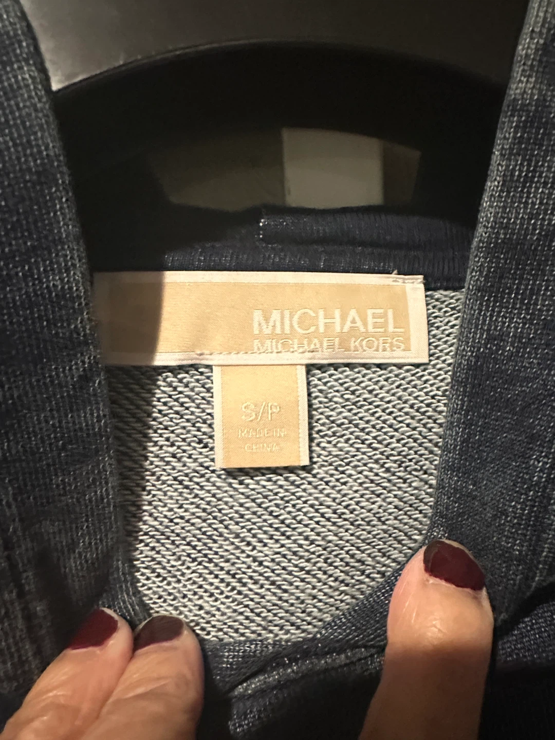 Michael Kors Blue Hoodie Size S - photo 3