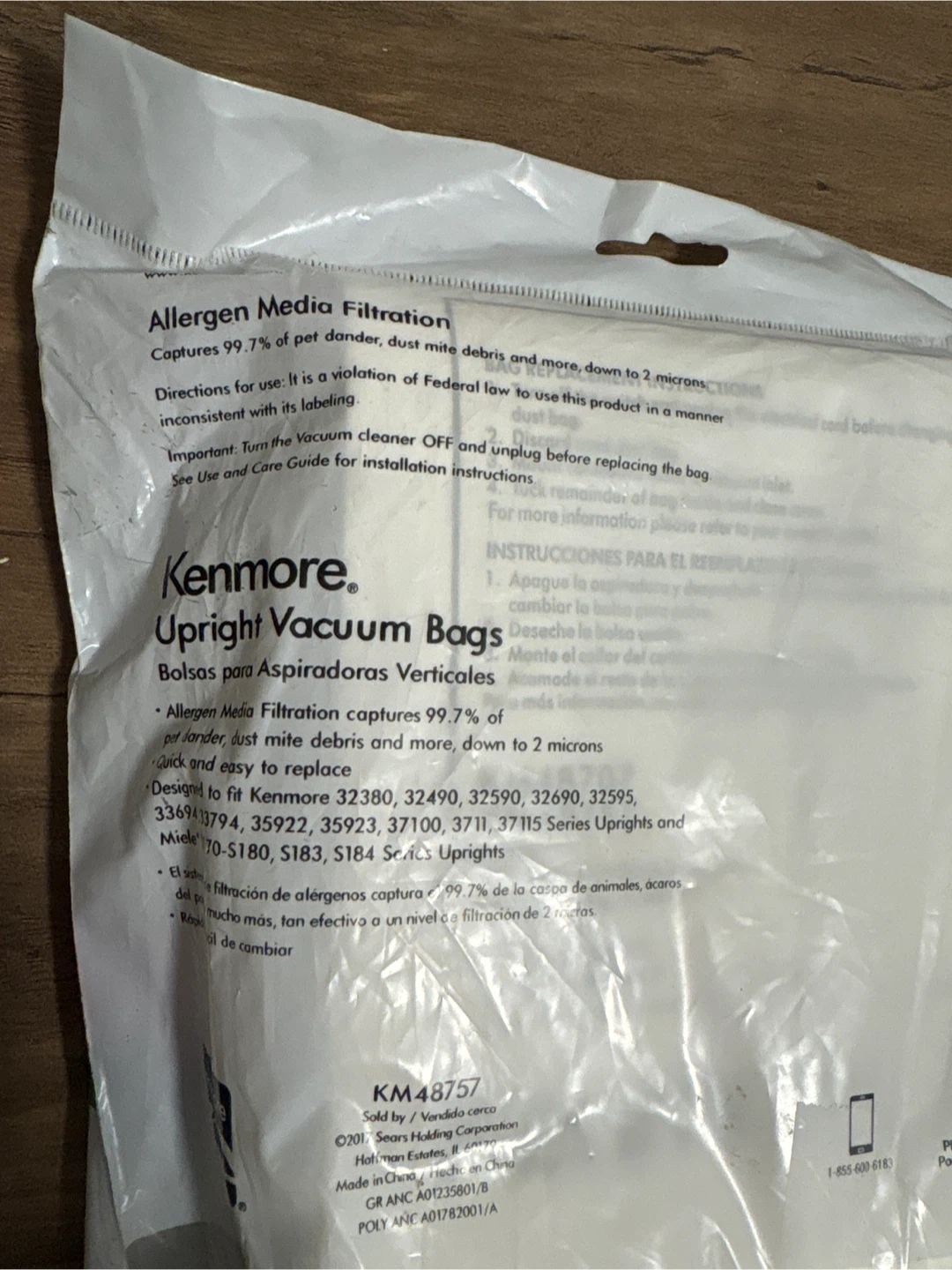 Kenmore Upright Vacuum Bags (8 in the Bag) - photo 3