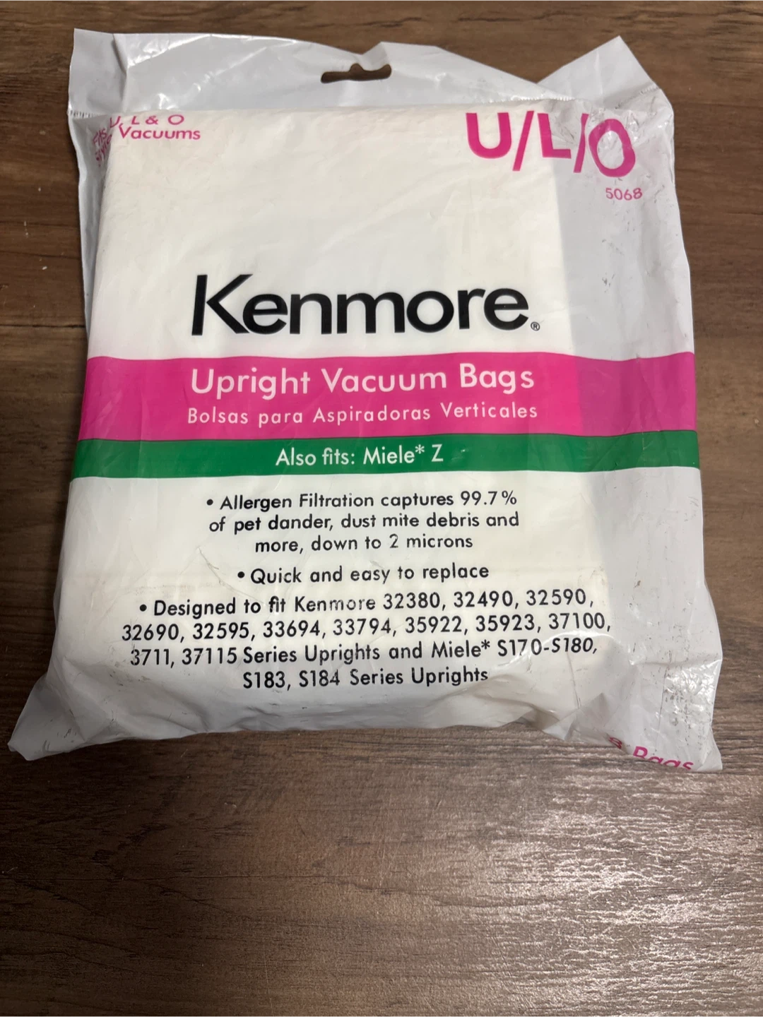 Kenmore Upright Vacuum Bags (8 in the Bag)