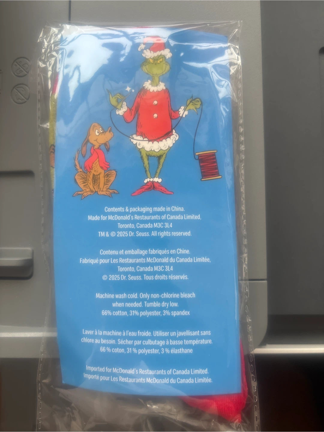 🥕McDonald's Grinch Christmas Socks - photo 2