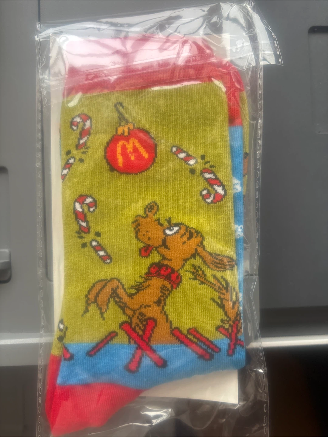 🥕McDonald's Grinch Christmas Socks